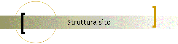 Struttura sito