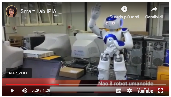 NAO vi invita allo Smart Lab dell'IPIA